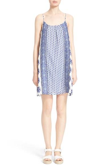 Women's Soft Joie 'jorell B' Block Print Cotton Slipdress