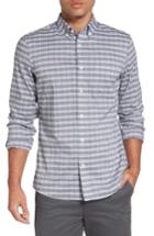 Men's Nordstrom Men's Shop Trim Fit Tech Smart Heather Check Sport Shirt