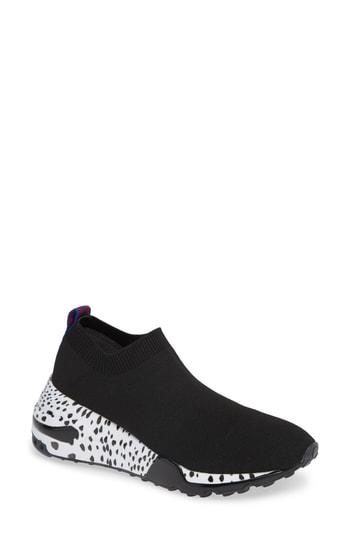 Women's Steve Madden Cloud Sock Wedge Sneaker M - Black