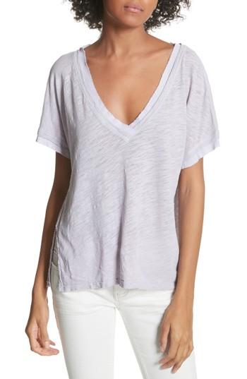 Women's Free People Take Me Tee - Purple