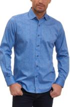Men's Robert Graham Zander Tailored Fit Sport Shirt - Blue