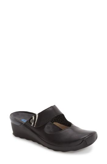 Women's Wolky 'up' Mary Jane Clog -7.5us / 38eu - Black