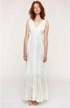 Women's Heartloom Felix Cutout Back Lace Fit & Flare Dress - White