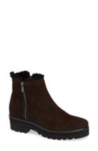 Women's Pas De Rouge Nora Genuine Shearling Bootie Us / 39eu - Brown