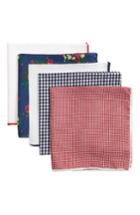 Men's The Tie Bar Trendy Red 5-pack Pocket Squares