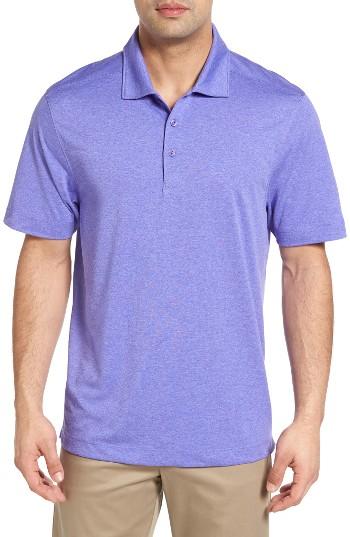 Men's Cutter & Buck 'chelan' Drytec Polo - Purple (online Only)