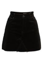 Women's Blanknyc Raw Edge Miniskirt - Black