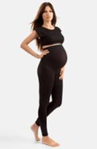 Women's Blanqi 'high Performance' Maternity Belly Lift & Support Leggings - Black