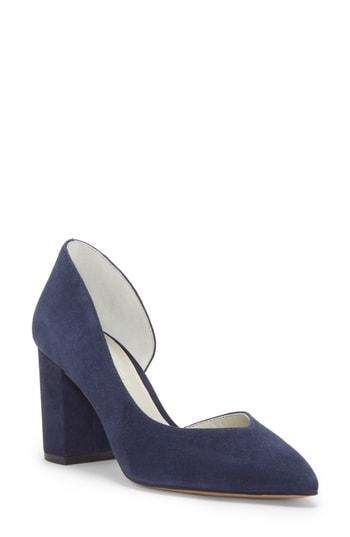 Women's 1.state Sisteen Half D'orsay Pump .5 M - Blue