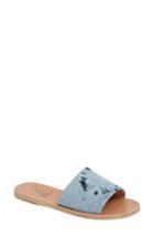 Women's Ancient Greek Sandals Taygete Slide Sandal Eu - Blue