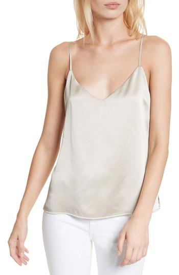 Women's L'agence Jane Silk Camisole - Metallic