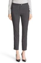 Women's Veronica Beard Moonlight Stripe Cigarette Pants