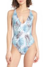 Women's Rip Curl Desert Palm One-piece Swimsuit - White