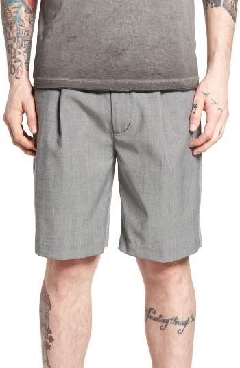 Men's Diesel P-pollack Mix Media Shorts - Grey