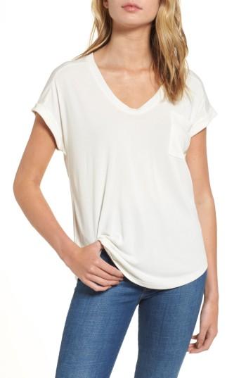 Women's Lush Pocket Tee - Ivory