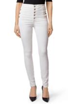 Women's J Brand Natasha Sky High Coated Super Skinny Jeans - White