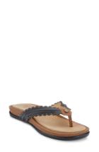 Women's G.h. Bass And Co. Samantha Thong Sandal .5 M - Black
