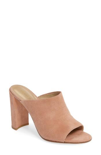 Women's Stuart Weitzman Sequel Open Toe Mule M - Beige