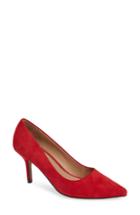 Women's Linea Paolo Paloma Pointy Toe Pump .5 M - Red