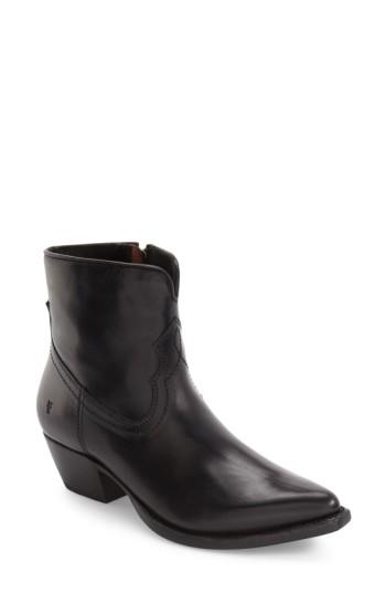 Women's Frye 'shane' Western Bootie M - Black