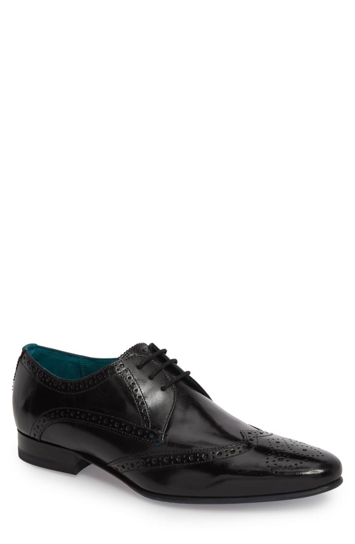 Men's Ted Baker London Hosei Wingtip .5 M - Black