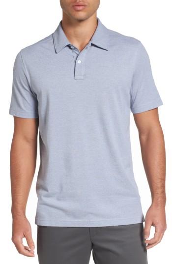 Men's Nordstrom Men's Shop Fit Polo, Size Small - Blue