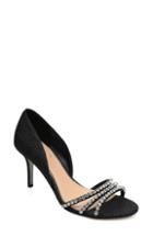 Women's Jewel Badgley Mischka Jean Sandal .5 M - Black