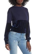 Women's Chloe & Katie Velvet Remix Sweatshirt