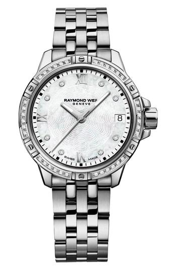 Women's Raymond Weil Tango Diamond Bracelet Watch, 30mm