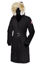 Women's Canada Goose 'whistler' Genuine Coyote Fur Trim Slim Fit Belted Long Down Parka