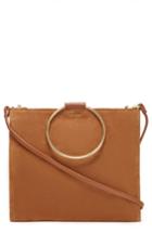 Thacker Le Pouch Suede Ring Handle Crossbody Bag -
