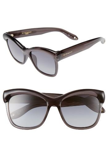 Women's Givenchy 55mm Retro Sunglasses - Grey