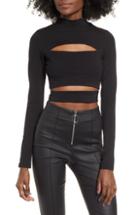 Women's Tiger Mist Shecki Cutout Crop Top - Black