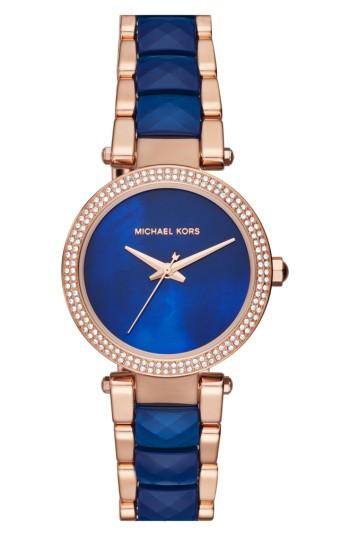 Women's Michael Michael Kors Mini Parker Ceramic Bracelet Watch, 33mm