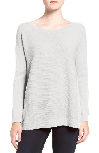 Women's Trouve Corrugated Stitch Pullover - Grey