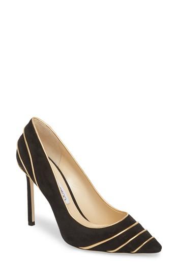 Women's Jimmy Choo Romy Pointy Toe Pump Us / 35eu - Black