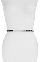 Women's Halogen Studded Faux Leather Belt