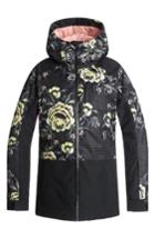 Women's Roxy Torah Bright Snowflake Snow Jacket - Black