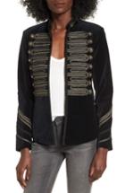 Women's Blanknyc Velvet Band Jacket - Black