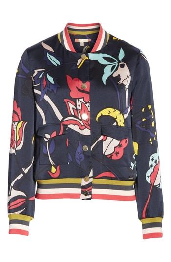 Women's Ted Baker London Colour By Numbers Yavis Bomber Jacket