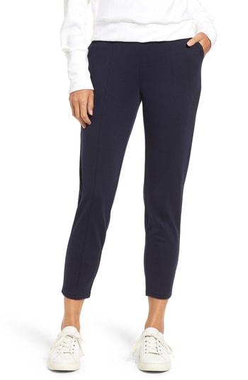 Women's Hue Luxe Seamed Ponte Skimmer Leggings - Blue
