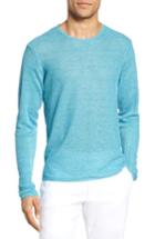 Men's Zachary Prell Chapman Linen Sweater, Size - Blue