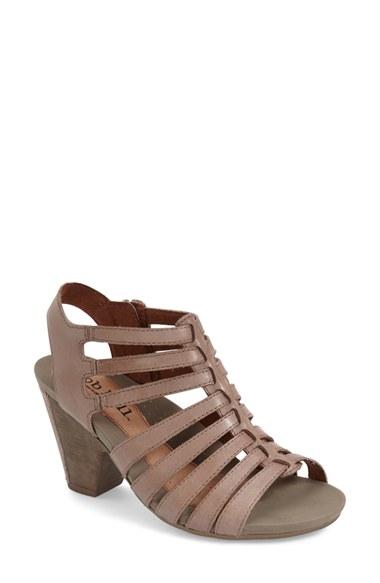 Women's Rockport Cobb Hill 'taylor' Caged Sandal .5 M - Beige