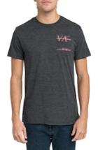 Men's Rvca Displacement Graphic T-shirt - Black