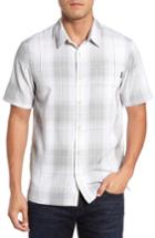 Men's Jack O'neill Outerbanks Plaid Sport Shirt, Size - Grey