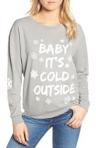 Women's South Parade Baby It's Cold Outside Sweatshirt - Grey