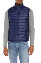 Men's Patagonia Windproof & Water Resistant 800 Fill Power Down Quilted Vest - Blue