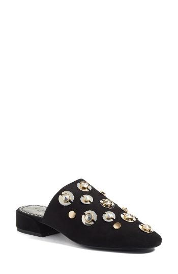 Women's Mercedes Castillo Lucinda Slide Loafer M - Black