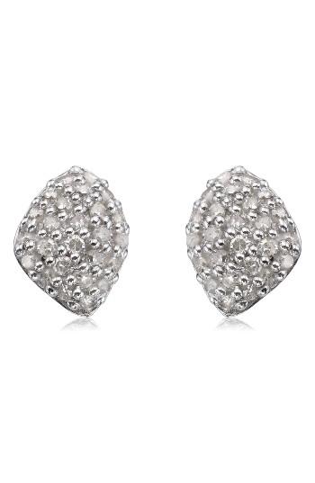 Women's Monica Vinader Nura Mini Diamond Stud Earrings