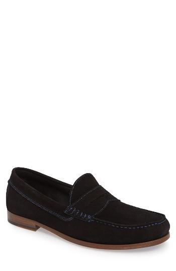 Men's Donald J Pliner 'nicola' Penny Loafer M - Black